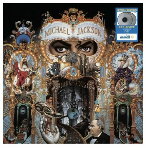Michael Jackson Dangerous Limited Edition Exclusive Silver Double Vinyl LP