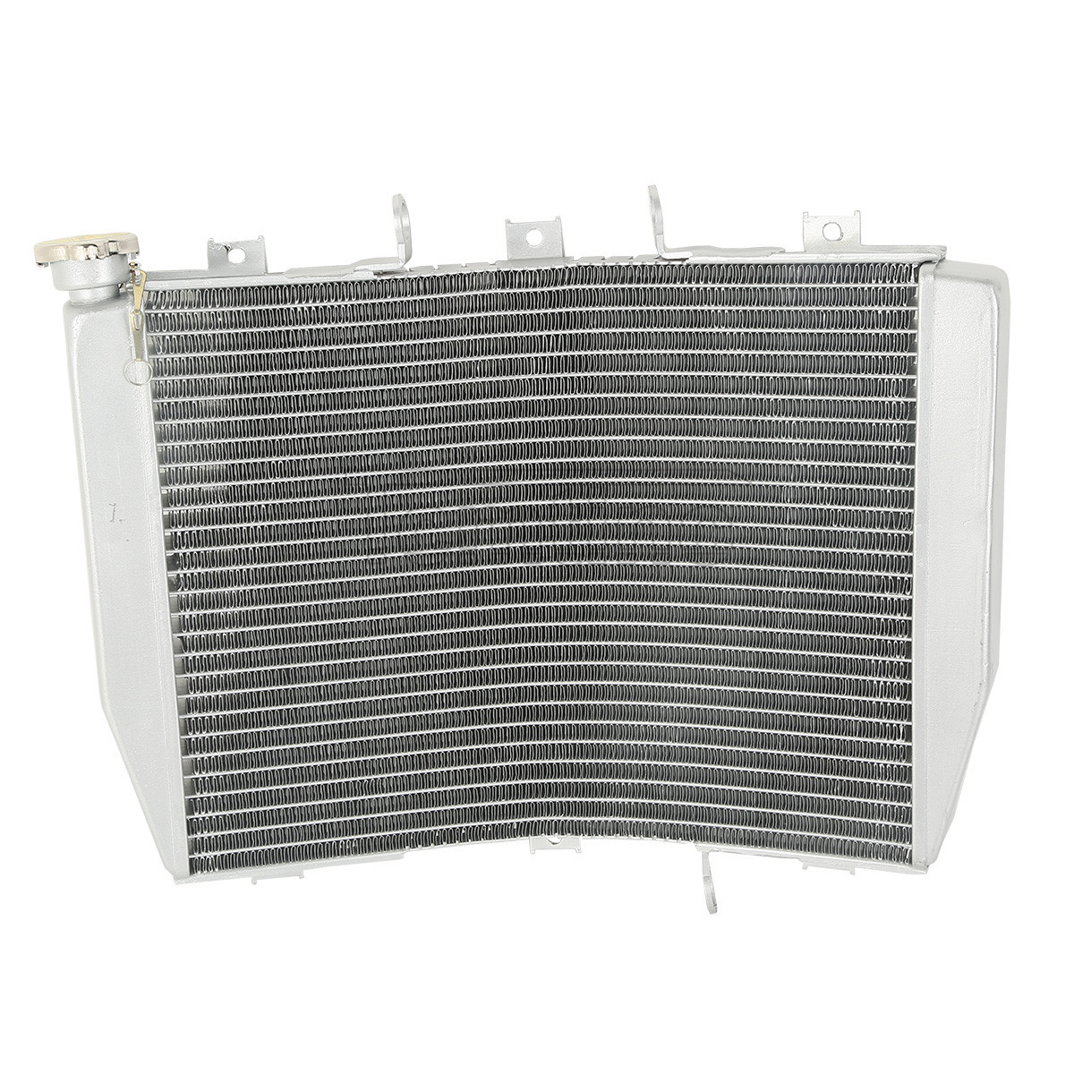 るー Silver Aluminum Radiator Cooler For Kawasaki ZZR600 ZX600J 2005