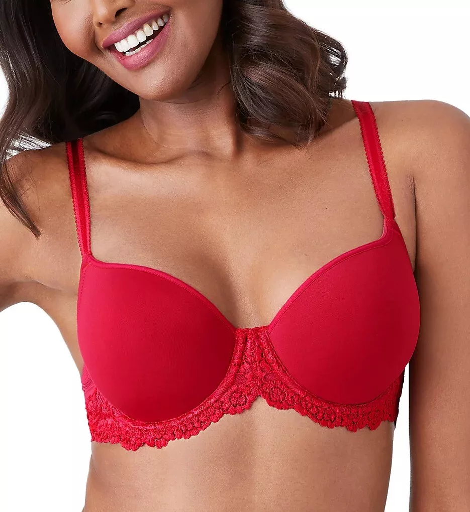 WACOAL Persian Red Embrace Lace Underwire T-Shirt Bra, US 38B, UK