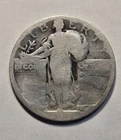Standing Liberty 90% Silver Quarter - No Date, Exact Coin Shown