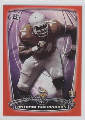 2014 Bowman Rookies Red Foil 127/199 Antonio Richardson #73 RC 0f8