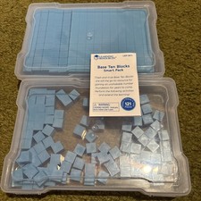 Learning Resources Base Ten Blocks Smart Pack, Early Childhood Math Sk