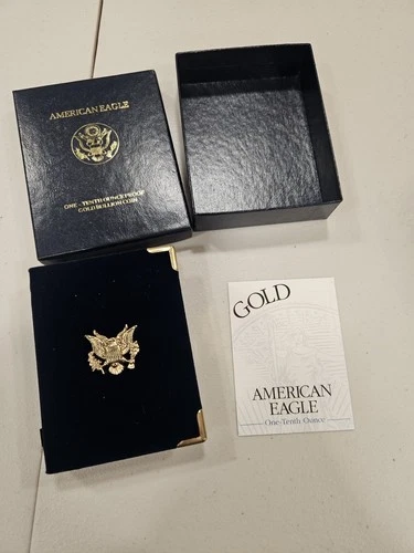 2000 Proof 1/10 Oz Gold American Eagle $5 Coin W/ Certificate of Authenticity