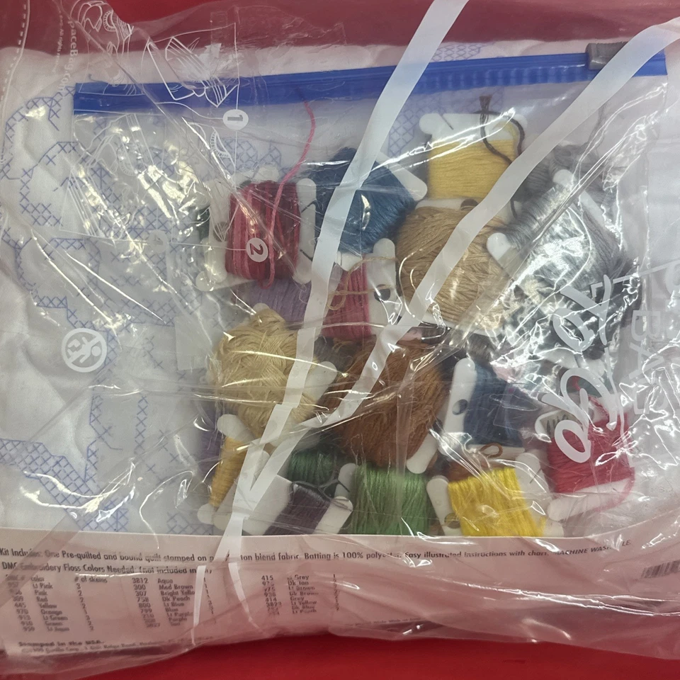 Vintage New Old Stock Bucilla Sweet Dreams Quilt Top 64869 Special Edition Baby - Image 3 of 3