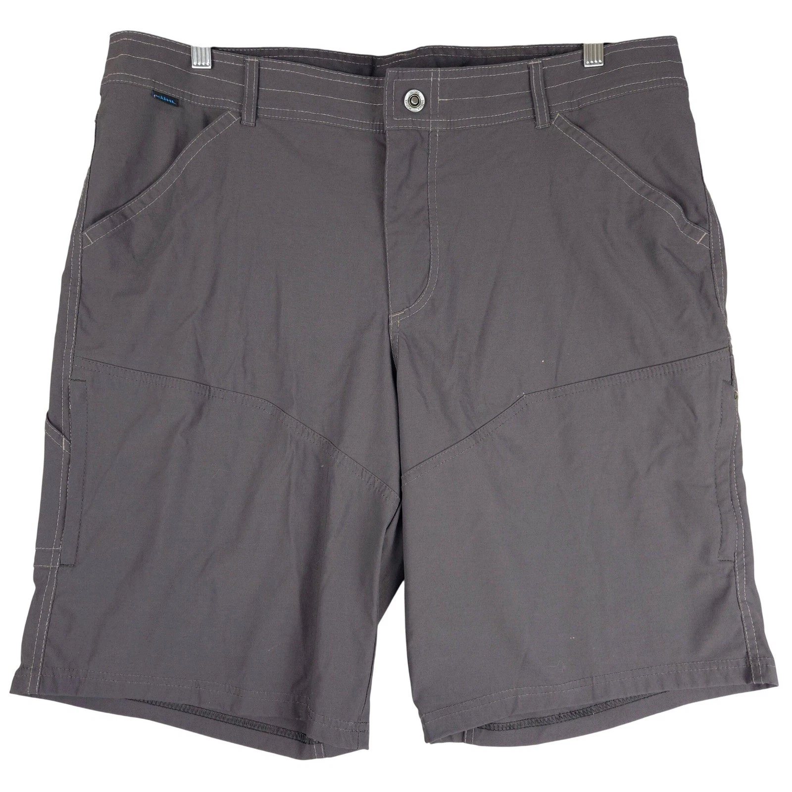 Kuhl Renegade Cargo Shorts Gray Hiking Stretch Style 5121 Mens 40 (Fits 38)