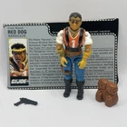 GI Joe 1987 Red Dog 100% Complete Slaughter’s Renegades Figure With File Card