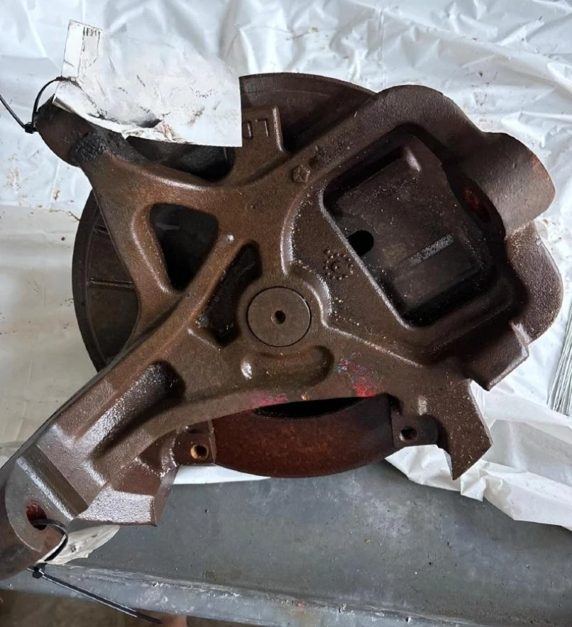 1994-1999 Dodge Ram 1500 4x2 Front Left Driver Spindle and Knuckle Assembly Oem Foto 2 de 4