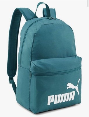 Puma Phase Unisex Multi Sports /Casual Backpack  Cold  Green Side Pockets B1