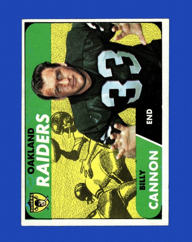 1968 Topps Set-Break # 37 Billy Cannon EX-EXMINT *GMCARDS*