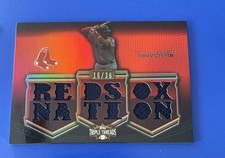2010 Topps Triple Threads TTR-110 Red Sox Nation Relic - Victor Martinez #/36