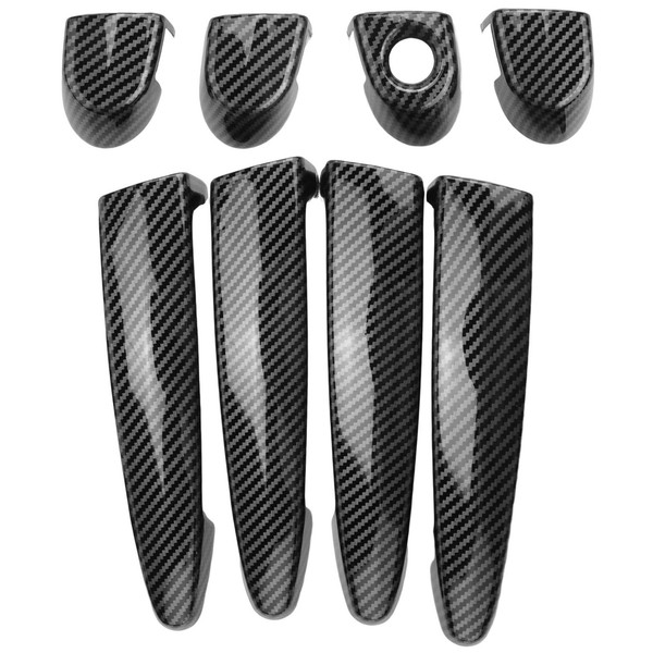 Kohlefaser-AußEntüRgriffabdeckung FüR 1 2 3 4 Serie E87 E90 E91 E92 E93 F37283-image