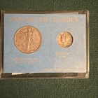 Silver Classics Coins - 1944 Walking Liberty 1/2 Dollar & 1942 Mercury Dime