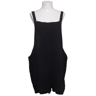 Cupshe, Latzhosen Shorts, Größe: XL, Schwarz, Baumwolle, Damen, Einfarbig #rko