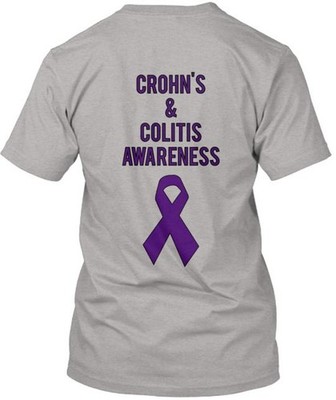 IBD Crohn s and Colitis Awareness T-Shirt Made in the USA Size S to 5XL