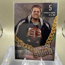 2024 Topps Chrome Tom Brady Sunday Swag Refractor #SS-1 New England Patriots