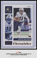 2021 Panini Chronicles Draft Picks #4 Zach Wilson Bronze RC