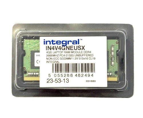 Mémoire 4 Go DDR4 SODIMM PC4-21333 2666MHZ - INTEGRAL -  IN4V4GNEUSX