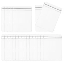 Jewelry Anti Oxidation Bag, 100 Pcs PVC Zipper Bags 4.33 x 6.3 inch, Clear