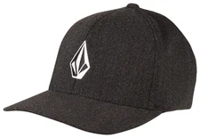 Volcom Full Stone Heather Flexfit Hat - Charcoal Heather - New