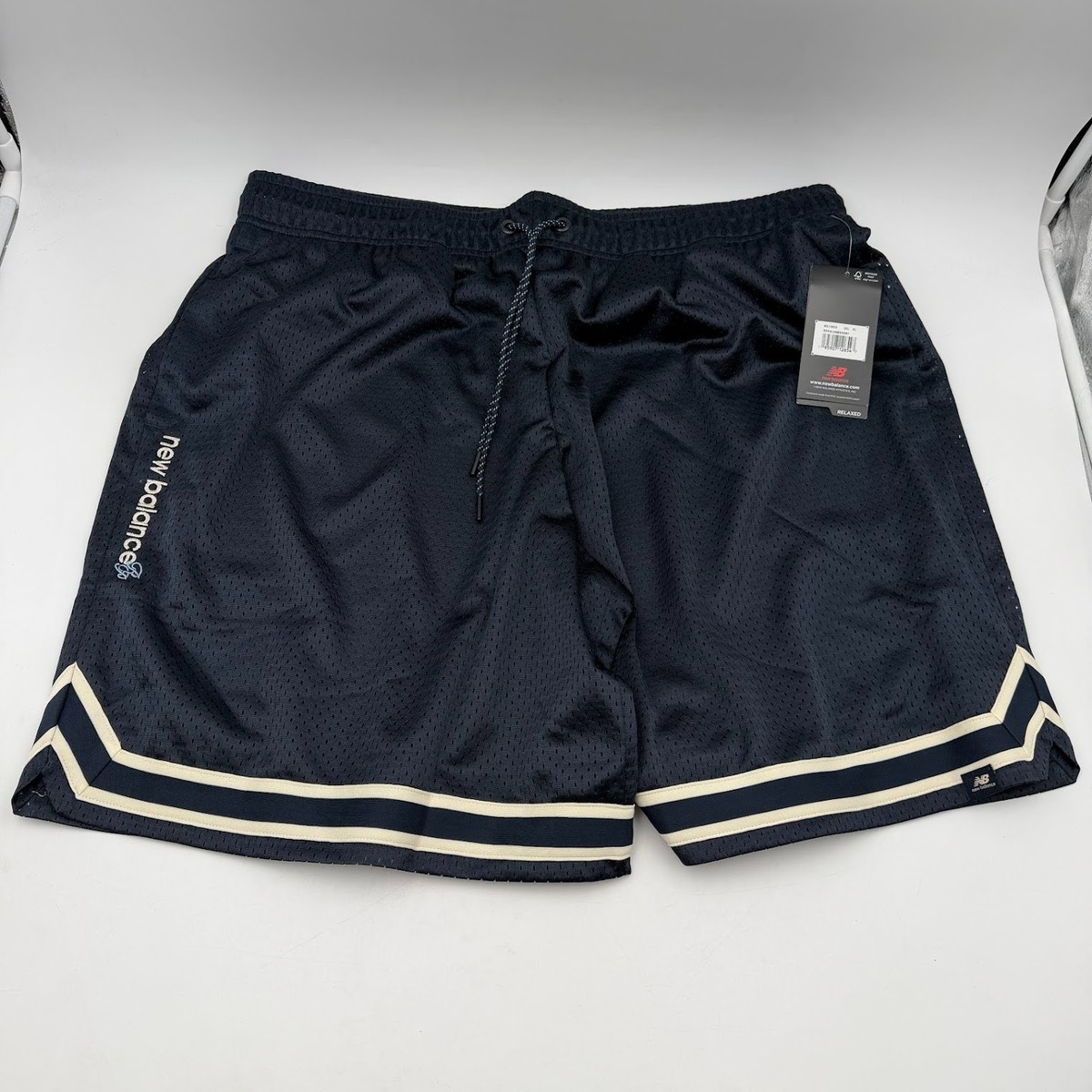 Rich Paul x New Balance Relaxed Basketball Shorts Collab Blue