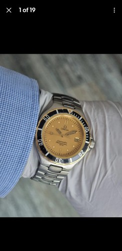 OMEGA Seamaster Professional 200m Men's Dive Watch 36mm Pre Bond Gold ...
