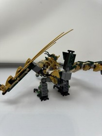 Used LEGO NINJAGO The Golden Dragon 70503 2013 Retired Incomplete Golden Ninja