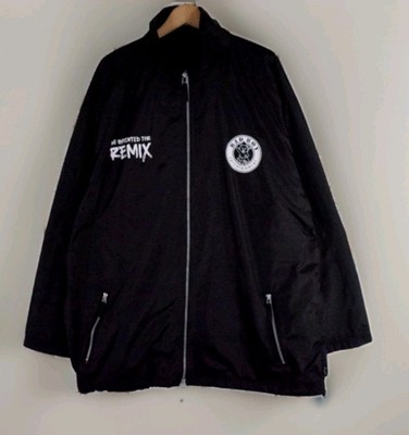 Sean John Bad Boy Entertainment Tour 2002 Black Nylon Zip Jacket XXL Men's