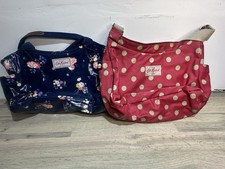 Selection Of 3 X Cath Kidston London Polkadot / Floral Handbags