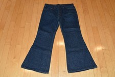 Vintage 1970s Levi  s 684 0217 Orange Tab Bell Bottom Jeans 36x30 36x29 SF207