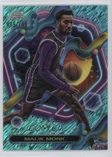 2023-24 Topps Cosmic Chrome Aqua Equinox Refractor 5/149 Malik Monk #110 0n64