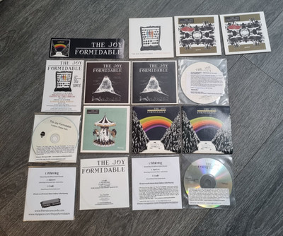 The Joy Formidable 13 Mostly Promo CDs Sticker Flyer Rare Austere Cradle ++