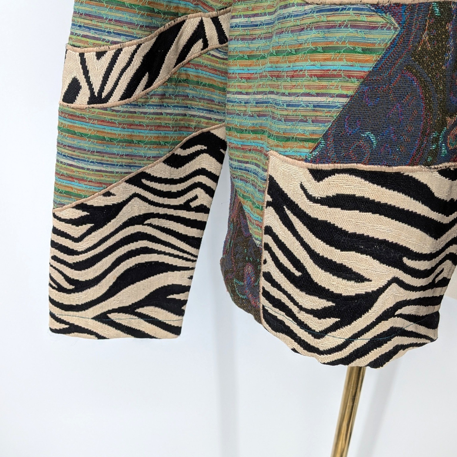 Anu Natural Life Patchwork Jacket M Tapestry Safa… - image 9