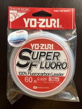Yo-Zuri Super Fluoro 60lb 100 Fluorocarbon Leader 30 yd Clear NEW R1492-NC