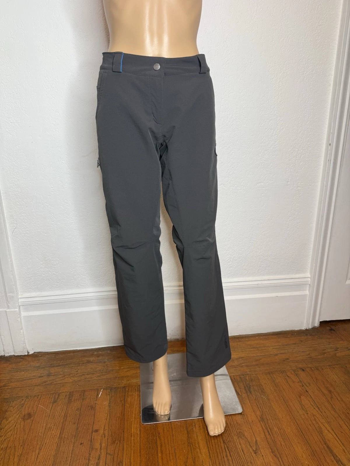 Mammut Traleika Soft Shell Hiking Pants Graphite Gray Women's US Size 10 Short