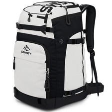 SEMSTY Ski Boot Bag, 55L Waterproof Snowboard Ski Boots Travel Backpack for ...