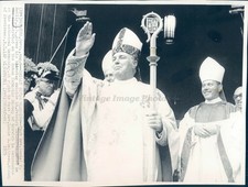 1975 Photo Reverend Daniel Reilly St Patrick Cathedral Roman Norwich Religious