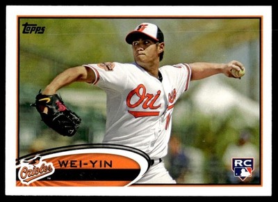 2012 Topps Wei-Yin Chen #432 Rookie Baltimore Orioles