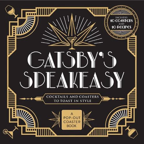 Gatsby's Speakeasy: Cocktails and Coasters to Toast In Style by Castle Point Boo - Picture 1 of 1