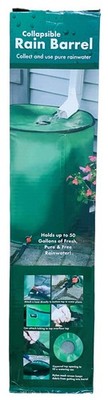 Collapsible Portable Rain Barrel Water Collector 50 Gallon Capacity 28  x 24 