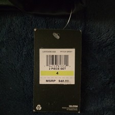 Under Armour Boys Zip Hoodie And Pants Set Size 6 New