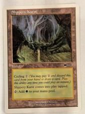 Slippery Karst - Beatdown Box Set - Magic the Gathering MTG Nice!