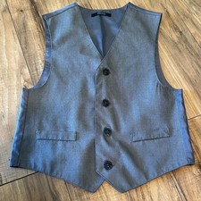 Nautica Boys Gray Vest - Size 7 - Kids Formal Occasion Outfit