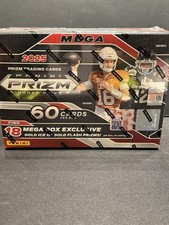 2025 Prizm Draft Picks Football MEGA BOX Gold Ice/Flash Factory Sealed F/S