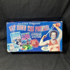 Get Down the Pounds Fitness Box Set Richard Simmons/ Candid Pics of Him 1998