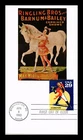 US COVER CIRCUS RING MASTER FIRST DAY ISSUE PASTED ON CACHET