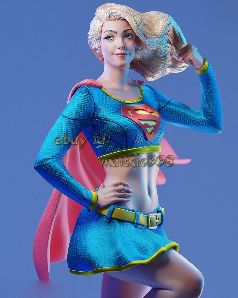 Super Girl 1/8 1/6 3D Print Garage Kit Figure Model Kit Unpainted Unassembled GK