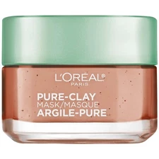 L'Oreal Paris Skincare Pure Clay Face Mask with Red Algae 1.7 oz