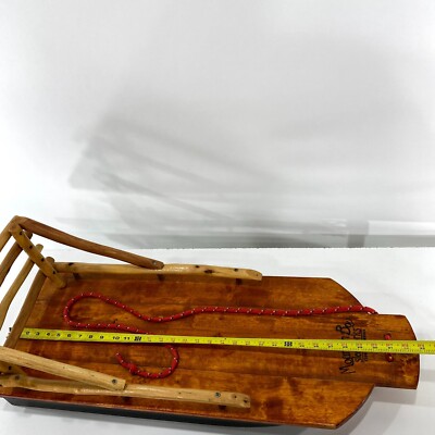 Mountain Boy Sledworks The Bambino Pull Sled Sleigh Wood Rustic