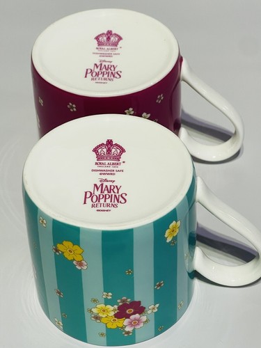 Rare Royal Albert Disney Mary Poppins Returns Winds In The East Mugs Set of 2 - Picture 9 of 9