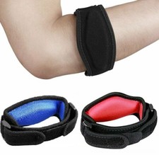 Tennis Elbow Brace Strap Tendonitis Golfers Gel Band Golf Pain Relief Support